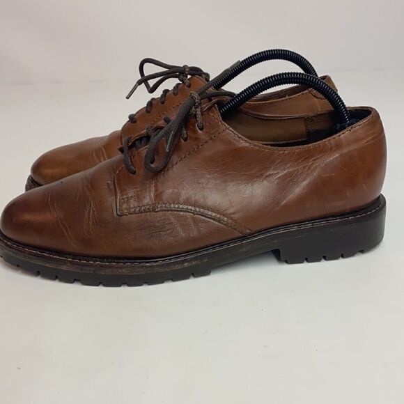 Polo Ralph Lauren Brown Oxford‎ Shoes size 10 B28 main image 7